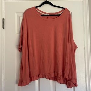 Peach Love Oversized top